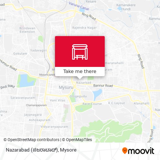 Nazarabad (ನಜರಾಬಾದ್) map