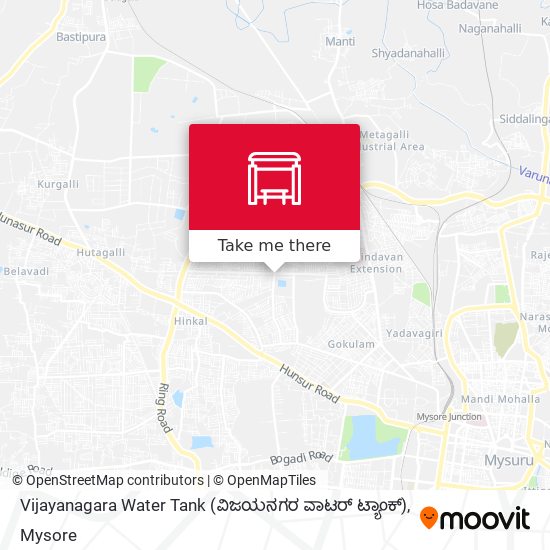 Vijayanagara Water Tank (ವಿಜಯನಗರ ವಾಟರ್ ಟ್ಯಾಂಕ್) map