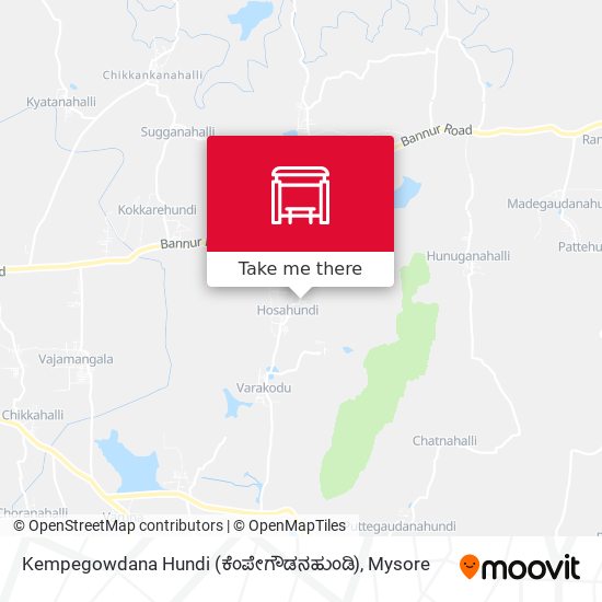 Kempegowdana Hundi (ಕೆಂಪೇಗೌಡನಹುಂಡಿ) map