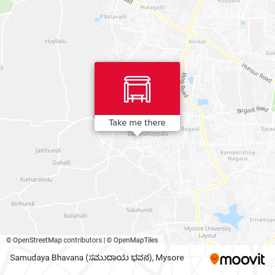 Samudaya Bhavana (ಸಮುದಾಯ ಭವನ) map