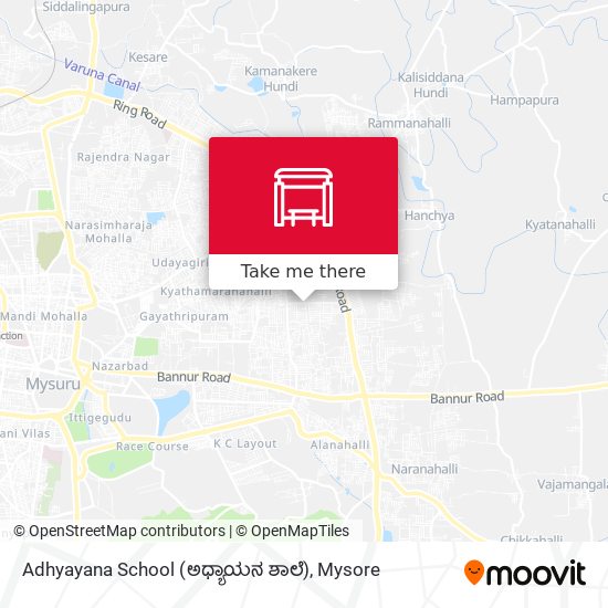 Adhyayana School (ಅಧ್ಯಾಯನ ಶಾಲೆ) map