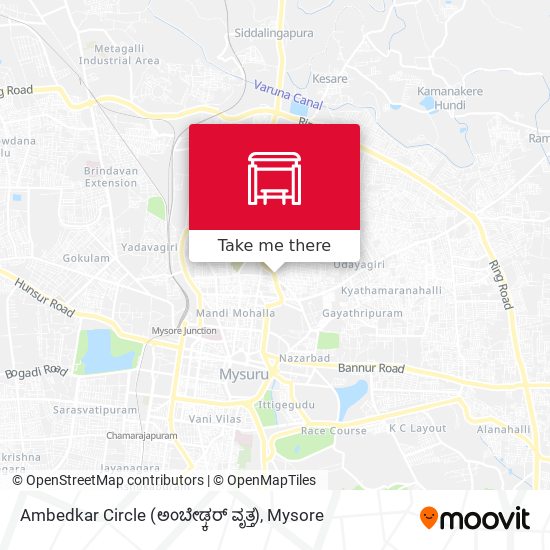 Ambedkar Circle (ಅಂಬೇಡ್ಕರ್ ವೃತ್ತ) map