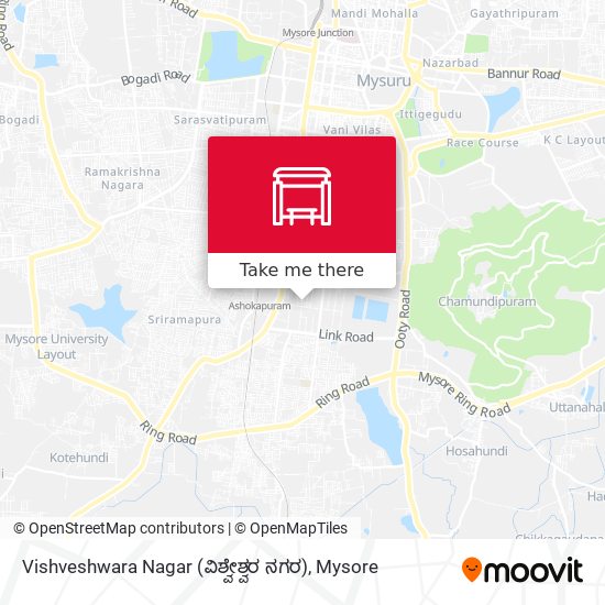 Vishveshwara Nagar (ವಿಶ್ವೇಶ್ವರ ನಗರ) map