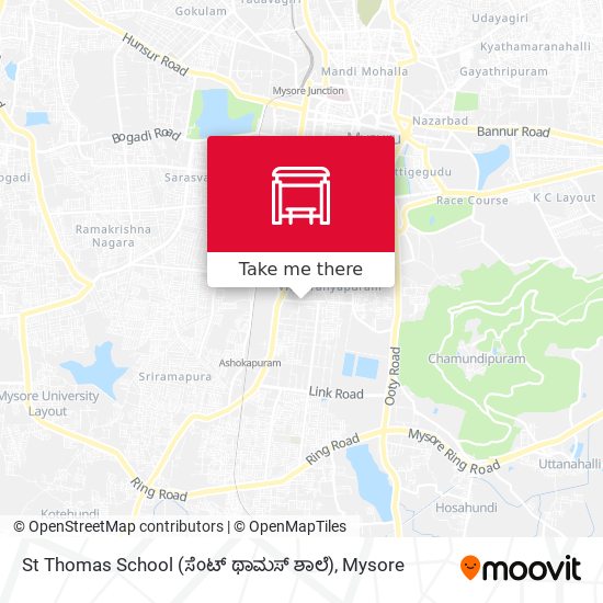 St Thomas School (ಸೆಂಟ್ ಥಾಮಸ್ ಶಾಲೆ) map