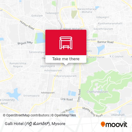 Galli Hotel (ಗಲ್ಲಿ ಹೋಟೆಲ್) map