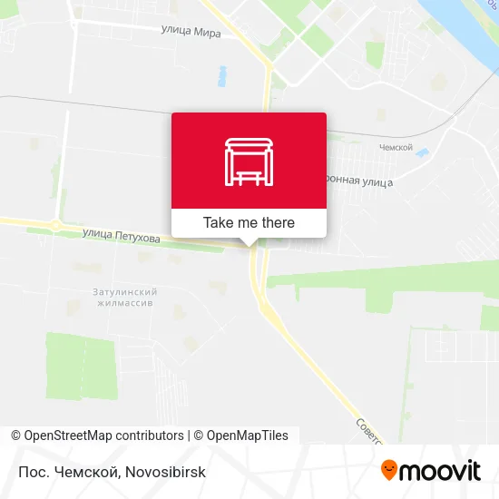 Пос. Чемской map