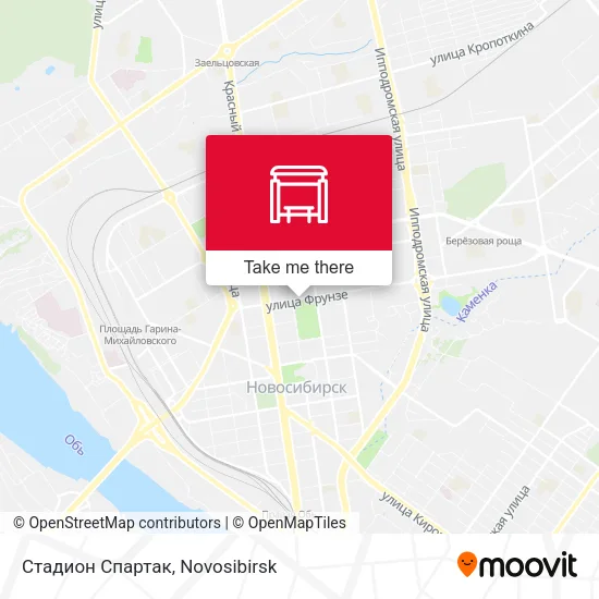Стадион Спартак map