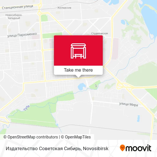 Издательство Советская Сибирь map