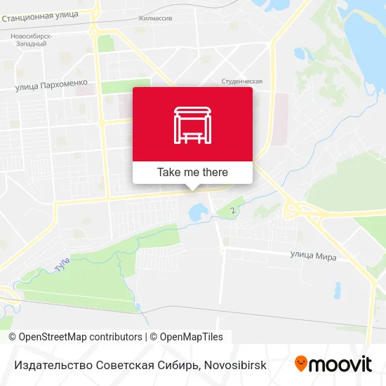 Издательство Советская Сибирь map