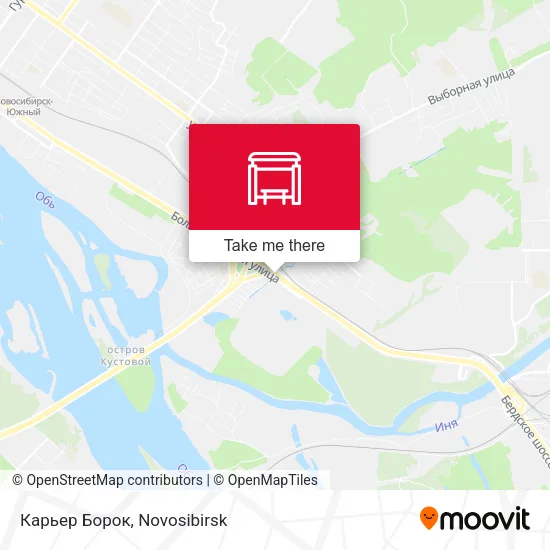 Карьер Борок map