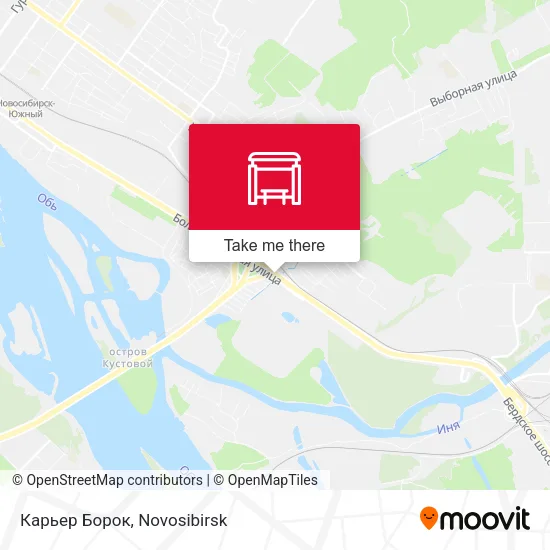 Карьер Борок map