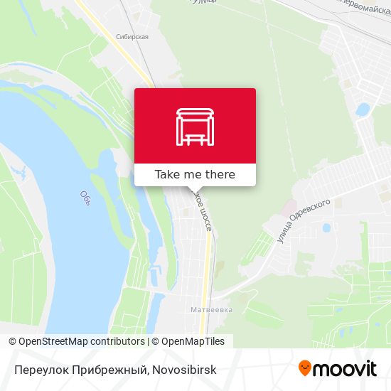 Переулок Прибрежный map