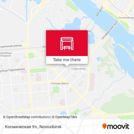 Космическая Ул. map