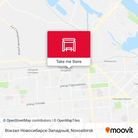 Вокзал Новосибирск-Западный map