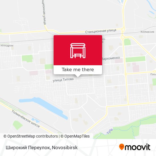 Широкий Переулок map