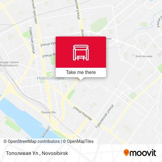 Тополевая Ул. map