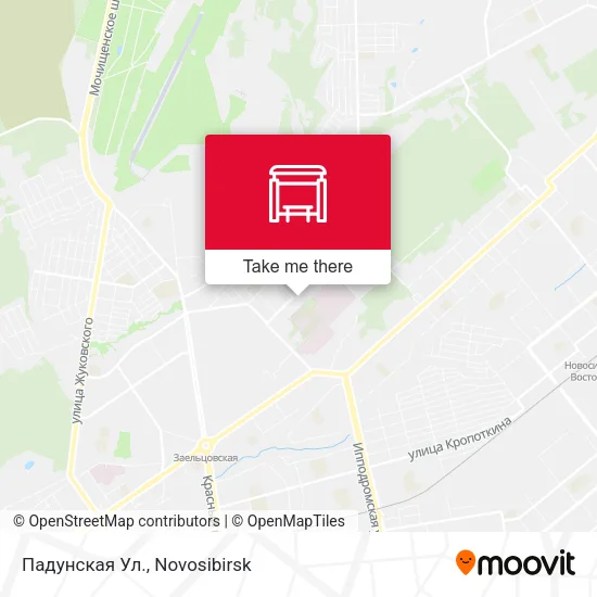 Падунская Ул. map