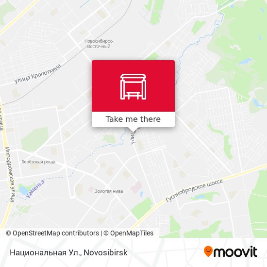 Национальная Ул. map