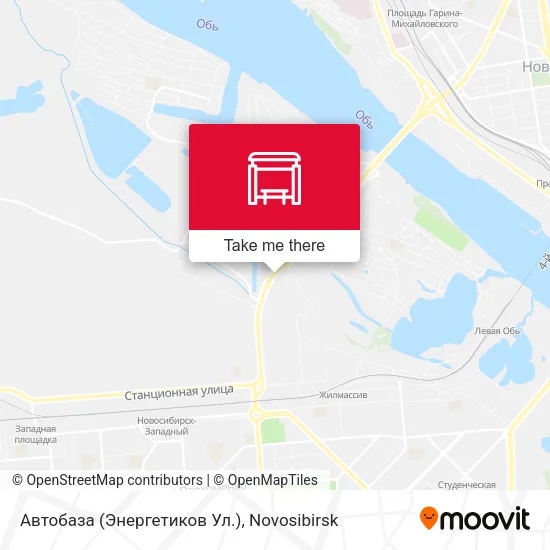Автобаза (Энергетиков Ул.) map