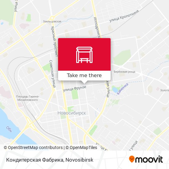 Кондитерская Фабрика map