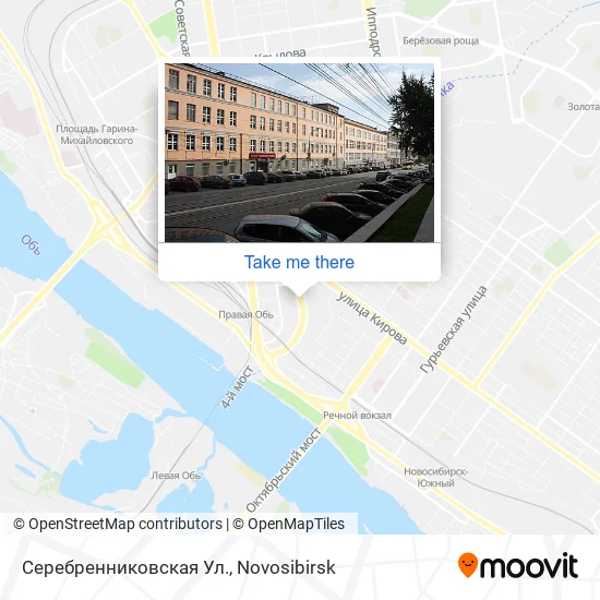 Серебренниковская Ул. map