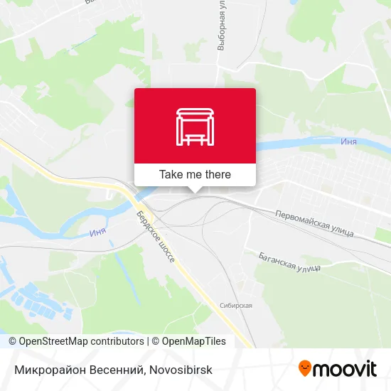 Микрорайон Весенний map