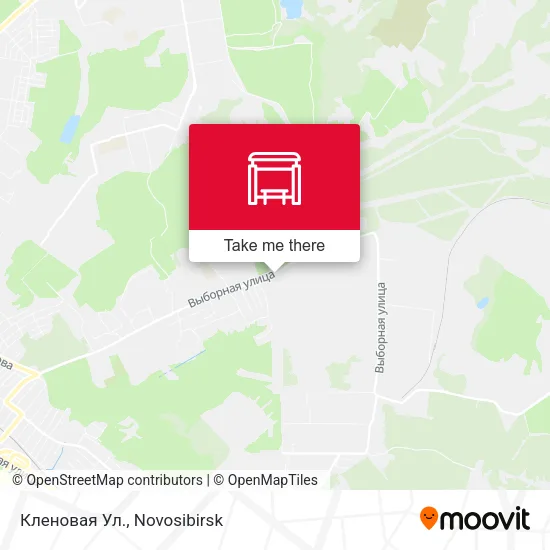 Кленовая Ул. map