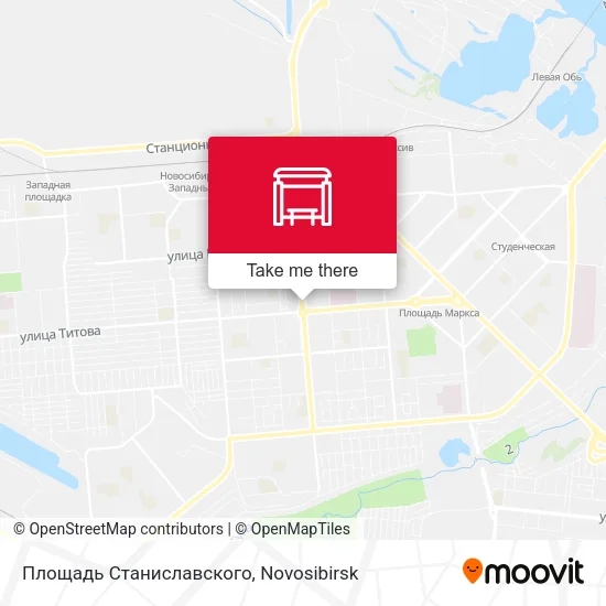 Площадь Станиславского map
