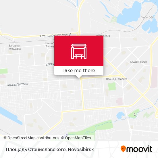 Площадь Станиславского map