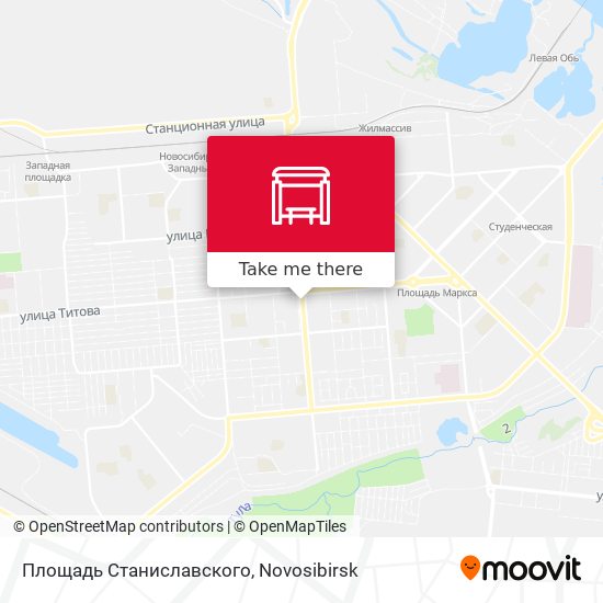 Площадь Станиславского map