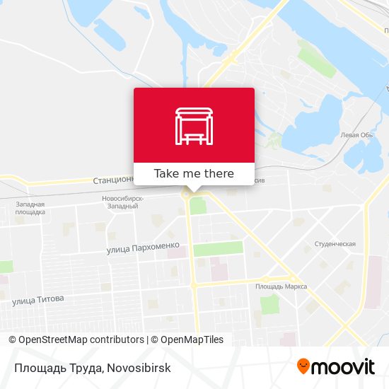 Площадь Труда map