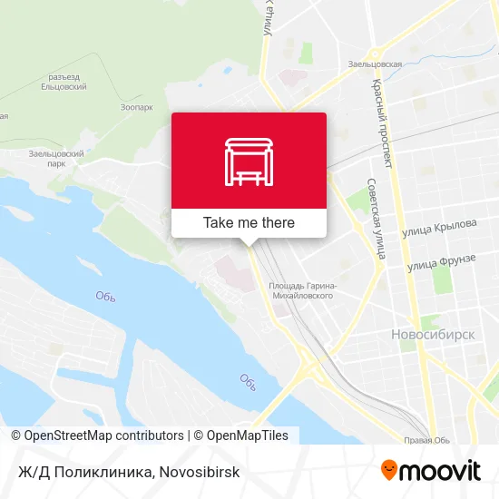 Ж/Д Поликлиника map
