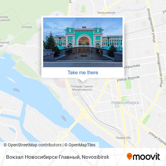 Вокзал Новосибирск-Главный map