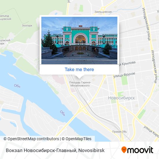 Вокзал Новосибирск-Главный map