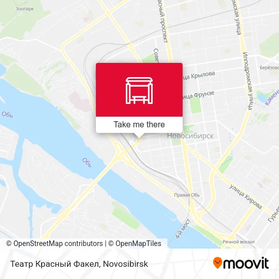 Театр Красный Факел map
