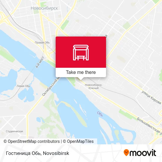 Гостиница Обь map