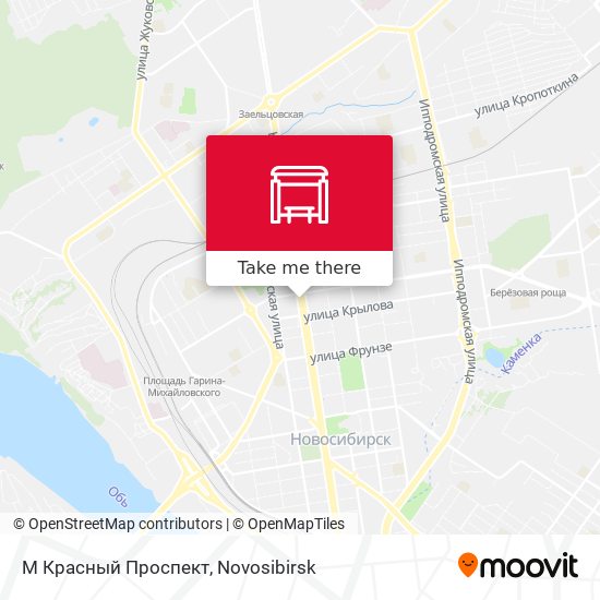 М Красный Проспект map