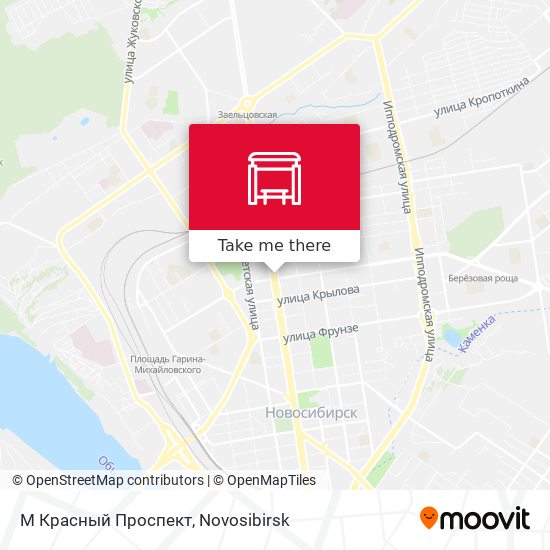 М Красный Проспект map