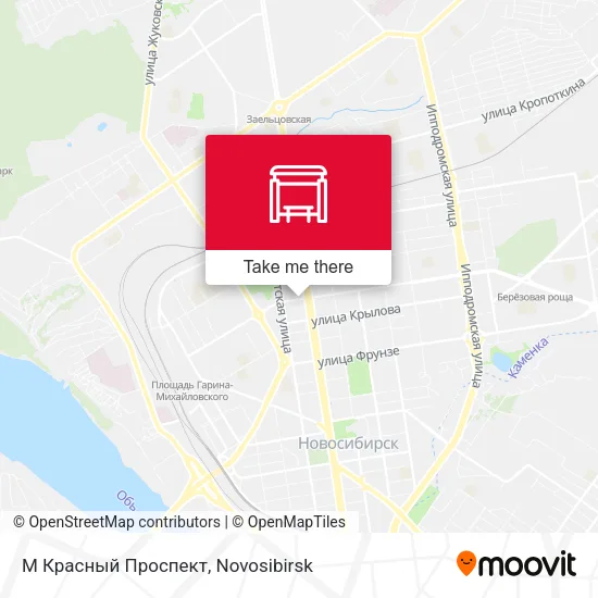 М Красный Проспект map