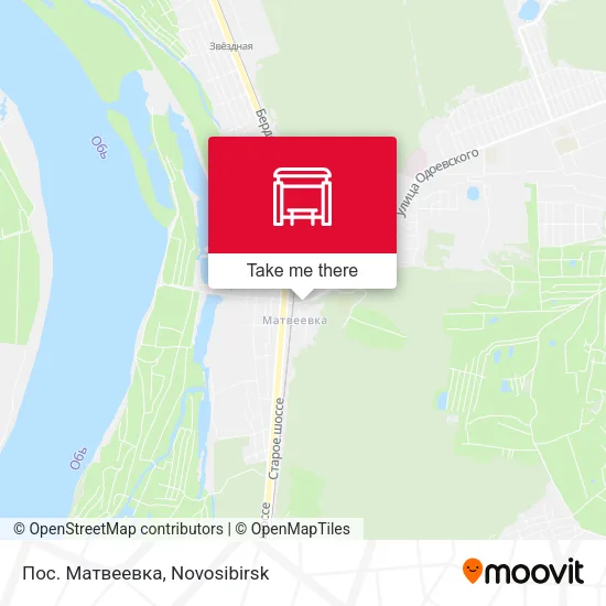Пос. Матвеевка map