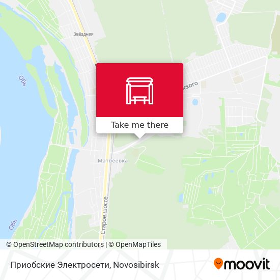 Приобские Электросети map