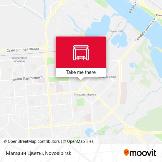 Магазин Цветы map