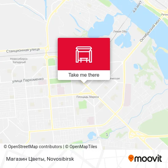 Магазин Цветы map