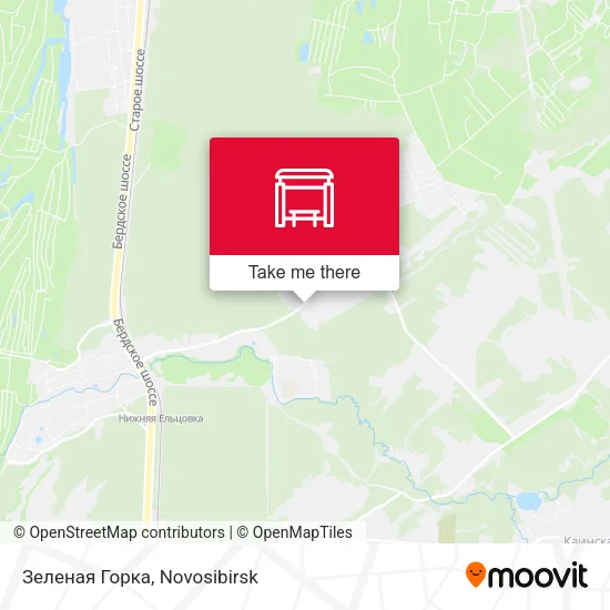 Зеленая Горка map