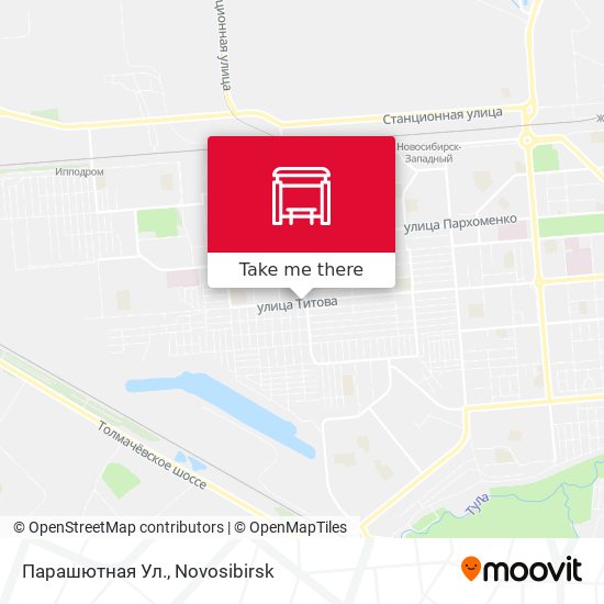 Парашютная Ул. map