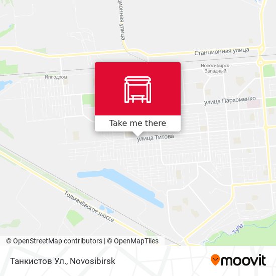 Танкистов Ул. map