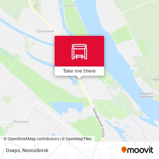 Озеро map