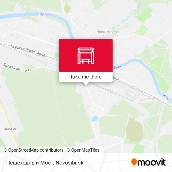 Пешеходный Мост map