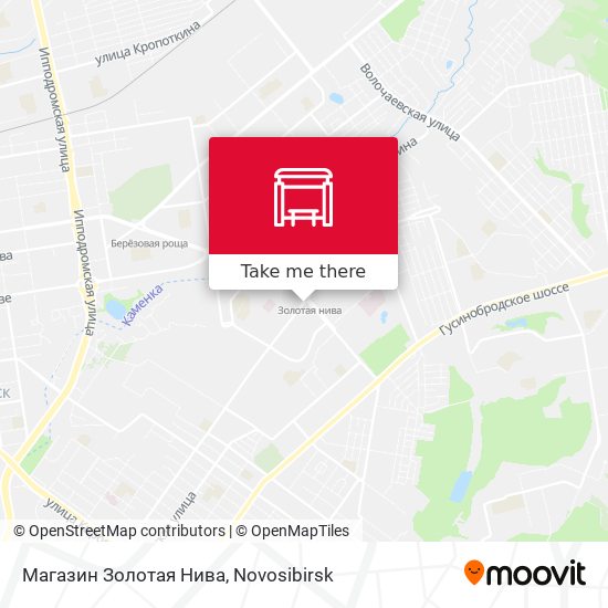 Магазин Золотая Нива map