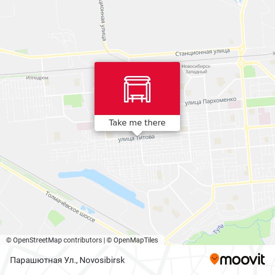 Парашютная Ул. map